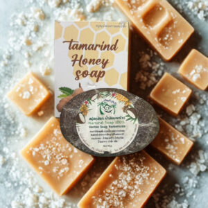 สบู่สมุนไพรมะขามผสมน้ำผึ้ง